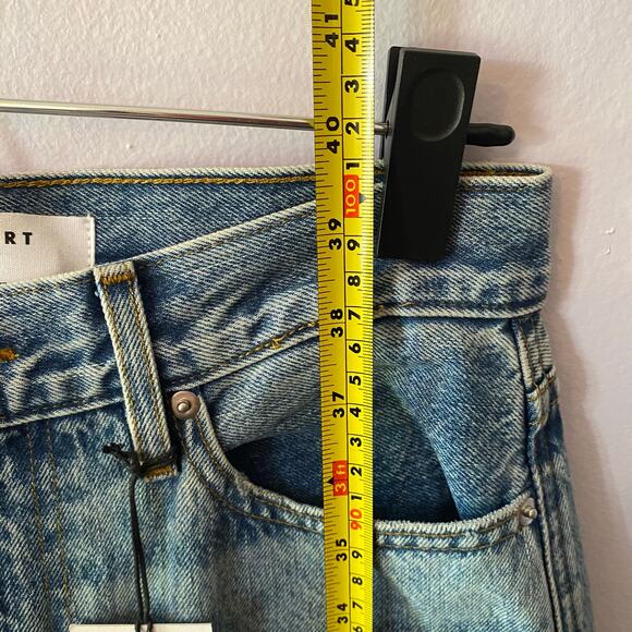 NWT Apiece Apart Camilla Cropped Straight Jeans in Austin Wash Women's size 28 - Picture 11 of 12